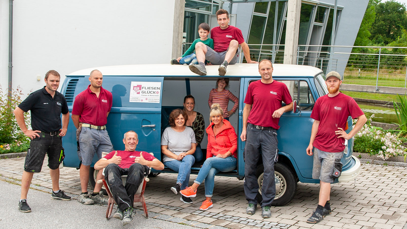 Das Team von Fliesen Glück steht auch für Aussergewöhnliches